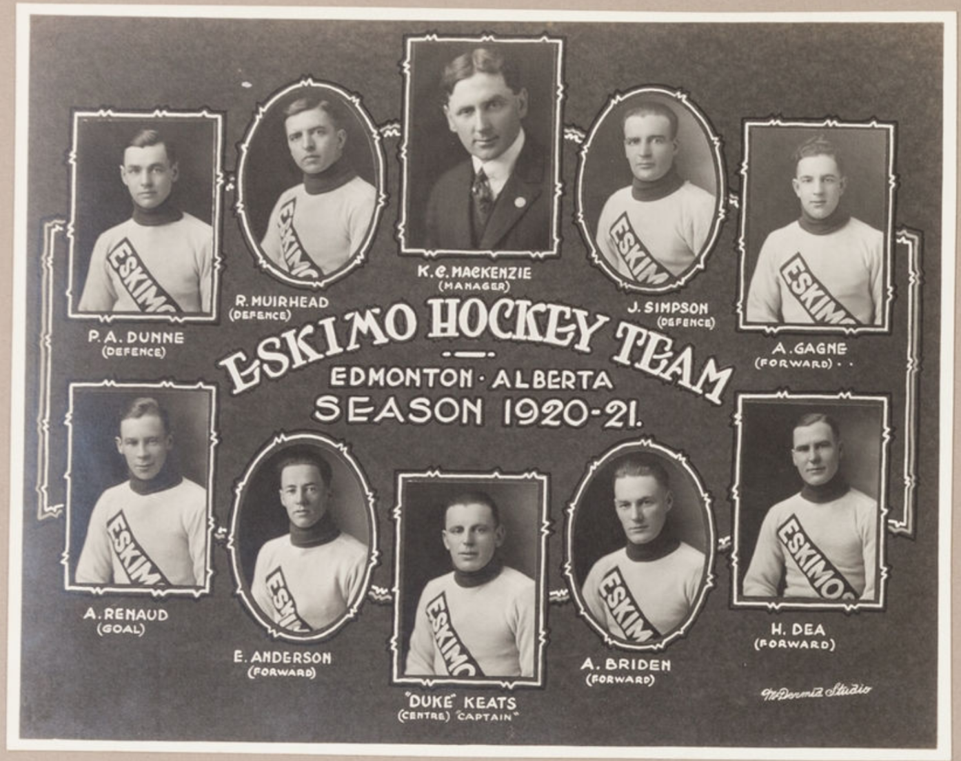 Edmonton Eskimos Team Picture - City of Edmonton Archives